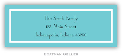 Address Labels by Boatman Geller - Classic Teal Address Labels by Boatman Geller - Classic Teal