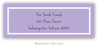 Address Labels by Boatman Geller - Classic Lilac