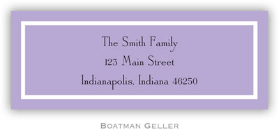 Address Labels by Boatman Geller - Classic Lilac Address Labels by Boatman Geller - Classic Lilac
