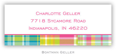 Address Labels by Boatman Geller - Madras Patch Bright Address Labels by Boatman Geller - Madras Patch Bright