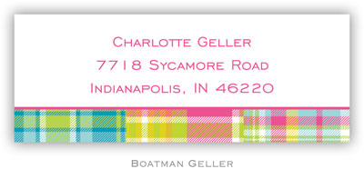 Address Labels by Boatman Geller - Madras Patch Bright