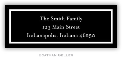 Address Labels by Boatman Geller - Classic Black (Holiday)