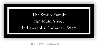 Address Labels by Boatman Geller - Classic Black (Holiday) Address Labels by Boatman Geller - Classic Black (Holiday)