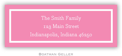 Address Labels by Boatman Geller - Classic Bubblegum