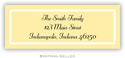 Address Labels by Boatman Geller - Classic Butter