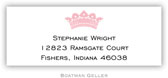 Address Labels by Boatman Geller - Pink Crown