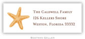 Address Labels by Boatman Geller - Starfish (Holiday)