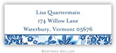 Address Labels by Boatman Geller - Willow Floral Blue