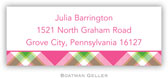 Address Labels by Boatman Geller - Ashley Plaid Pink