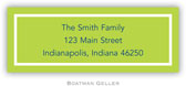 Address Labels by Boatman Geller - Classic Lime