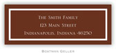 Address Labels by Boatman Geller - Classic Chocolate (Holiday)