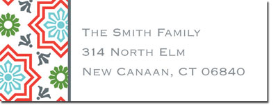 Address Labels by Boatman Geller - Kara Tile Address Labels by Boatman Geller - Kara Tile