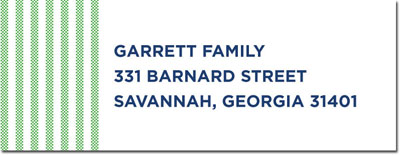 Address Labels by Boatman Geller - Seersucker Green Address Labels by Boatman Geller - Seersucker Green