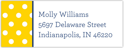 Create-Your-Own Address Labels by Boatman Geller (Polka Dot)