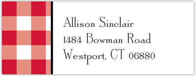 Create-Your-Own Address Labels by Boatman Geller (Classic Check)