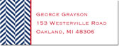 Create-Your-Own Address Labels by Boatman Geller (Herringbone)