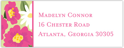 Address Labels by Boatman Geller - Lillian Floral Bright