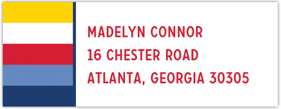 Address Labels by Boatman Geller - Bold Stripe Nautical Address Labels by Boatman Geller - Bold Stripe Nautical