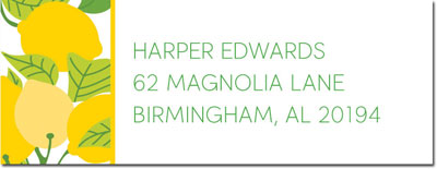 Address Labels by Boatman Geller - Lemons Address Labels by Boatman Geller - Lemons