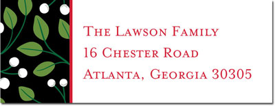 Address Labels by Boatman Geller - Christmas Berries White Address Labels by Boatman Geller - Christmas Berries White