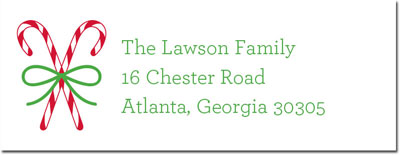 Address Labels by Boatman Geller - Candy Canes Address Labels by Boatman Geller - Candy Canes