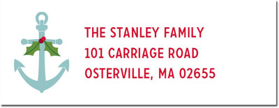 Address Labels by Boatman Geller - Festive Anchor Address Labels by Boatman Geller - Festive Anchor