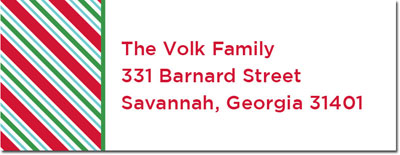 Address Labels by Boatman Geller - Candy Stripe Address Labels by Boatman Geller - Candy Stripe