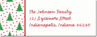 Address Labels by Boatman Geller - Tiny Trees with Red Dots Address Labels by Boatman Geller - Tiny Trees with Red Dots