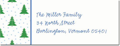 Address Labels by Boatman Geller - Tiny Trees with Light Blue Dots