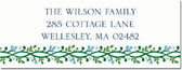 Address Labels by Boatman Geller - Berry Vine Blue