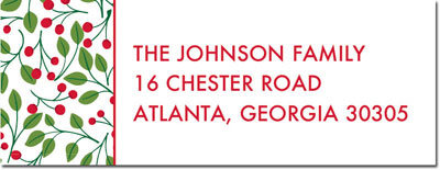 Address Labels by Boatman Geller - Berry Pattern Address Labels by Boatman Geller - Berry Pattern