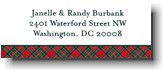 Address Labels by Boatman Geller - Red Plaid