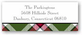 Holiday Address Labels by Boatman Geller - Ashley Plaid Moss