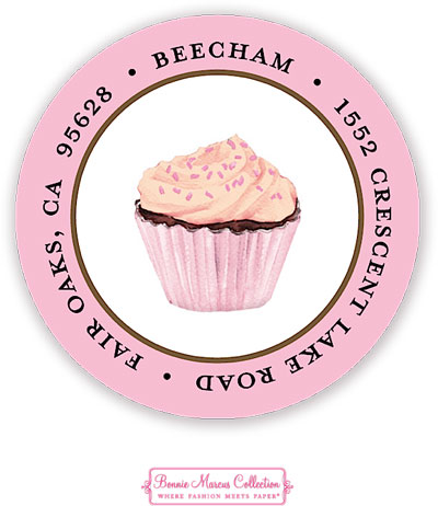 Bonnie Marcus Personalized Return Address Labels - Baby Cupcakes