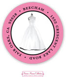 Bonnie Marcus Personalized Return Address Labels - Bridal Dress Form
