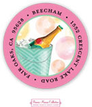 Bonnie Marcus Personalized Return Address Labels - Champagne Bubbles