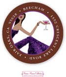 Bonnie Marcus Personalized Return Address Labels - Cocktail Chic