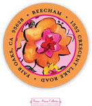 Bonnie Marcus Personalized Return Address Labels - Pink Garden