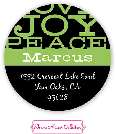 Bonnie Marcus Personalized Return Address Labels - Big Joy