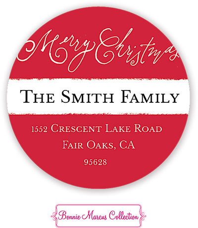 Bonnie Marcus Personalized Return Address Labels - Good Tidings