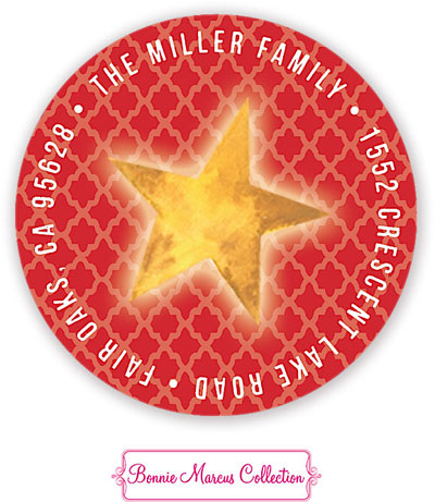 Bonnie Marcus Personalized Return Address Labels - Happy Merry Bright! Bonnie Marcus Personalized Return Address Labels - Happy Merry Bright!