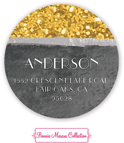 Bonnie Marcus Personalized Return Address Labels - Holiday Sparkle Bonnie Marcus Personalized Return Address Labels - Holiday Sparkle