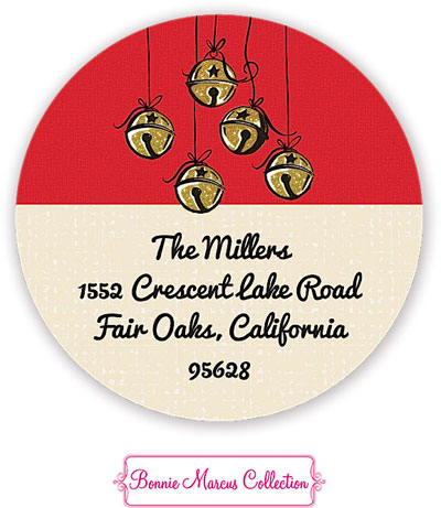 Bonnie Marcus Personalized Return Address Labels - Jingle Bell Time Bonnie Marcus Personalized Return Address Labels - Jingle Bell Time