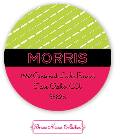 Bonnie Marcus Personalized Return Address Labels - Merry XOXO Bonnie Marcus Personalized Return Address Labels - Merry XOXO