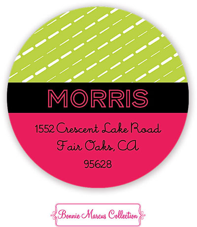 Bonnie Marcus Personalized Return Address Labels - Merry XOXO