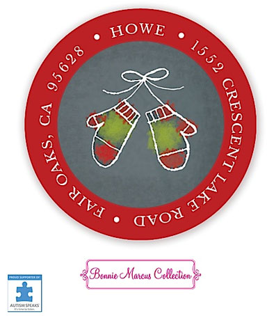 Bonnie Marcus Personalized Return Address Labels - Snowy Days & Cozy Nights