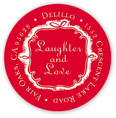 Bonnie Marcus Personalized Return Address Labels - Spray Of Laughter & Love (Red) Bonnie Marcus Personalized Return Address Labels - Spray Of Laughter & Love (Red)
