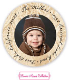 Bonnie Marcus Personalized Photo Return Address Labels - Cozy Holiday (Photo)