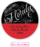 Bonnie Marcus Personalized Return Address Labels - Greetings From Florida