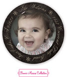 Bonnie Marcus Personalized Photo Return Address Labels - Glittery Holidays (Gold) (Photo)
